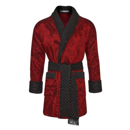 Amorail Men’s Short Smoking Jacket – Clarke Formal Blazer